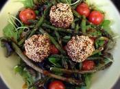 Guest Blogger: Poppy’s Patisserie Moroccan Harissa Sesame Quinoa Balls Griddled Asparagus Salad with Creamy Dressing