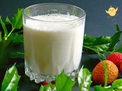Lychee (Lichi) Milk Shake Lichi Drink Recipe