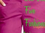 Item, Five Fashionable Ways: Colored Shorts Outfits