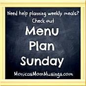 Menu Plan Sunday: June 2013