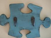 Side Project Time! {Our Autism Puzzle Piece Hook Wall Hanger}