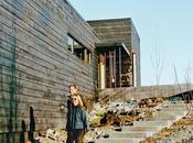 Modernist L-Shaped Charred Cedar Cabin Alaska