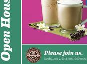 Coffee Bean Leaf Anniversary Blend Scottish Breakfast Latte Open House