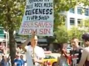 Christian Protesters Assaulted Seattle Homosexual Pridefest