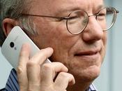 Google Chairman Eric Schmidt Spotted Using Moto Phone