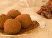 Chocolate Date Truffles with Rosewater
