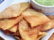Homemade Tortilla Chips with Creamy Avocado