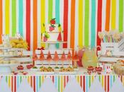 World Children's Bright Colourful Table Bistro Chic