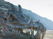 40-foot Dragon Skull Spotted Beach
