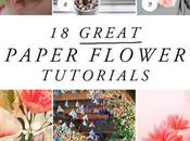 MORE Best Paper Flower Tutorials