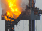 Hercules Jackup Ablaze Gulf Mexico