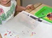 Melted Crayon Shaving Picture