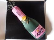 Personalised Champagne Bottle Celebration Cake