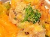 Cheesy Chicken Broccoli Quinoa Bake