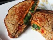 Grilled Cheese Tomato Kale Sandwiches