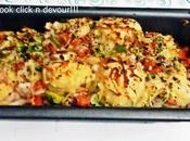 Mixed Vegetables Stuffed Pulla Apart bread-HBC July