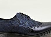 Paisley Paradox: Martens Navy Blue Dannon Silk Shoe