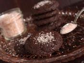 Double Chocolate Cookies with Pink Himalayan Salt