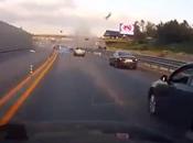 Driver Literally Catapulted During Crash (Video)