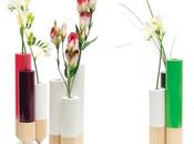 Modern Vases Metal, Glass, Wood