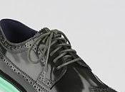 It's Easy Being Green: Cole Hann Lunargrand Leather Wingtip Oxfords