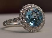 Jewel Week Tiffany Soleste Ring with Aquamarine