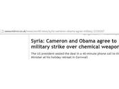 Report: Cameron, Obama Agree Strike Syria After False Flag Chemical Attack Provocation (Video)