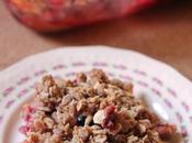 Vegan Plum Peach Blueberry Crumble