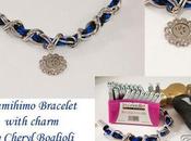 Kumihimo Chain Bracelet with Charm