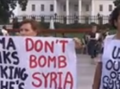 Syria Signs: 'Obama Don't Drone Syria! (Video Photos)