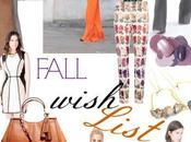 Fall Wardrobe Wish List