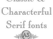 Classic Serif Fonts