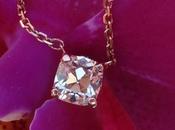 Jewel Week Door Prize Delight: August Vintage Cushion Diamond Pendant