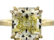 Engagement Ring Candy: Fancy Yellow Diamond Solitaire