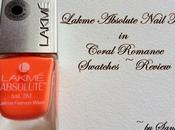 Lakme Absolute Nail Tint Coral Romance