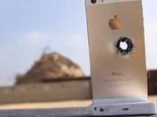 Watch: Caliber Rifle Punch Hole iPhone