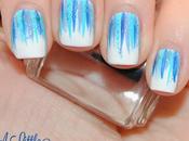 Blue Babyshower Waterfall Mani