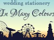Carnival Wedding Stationery Colour Schemes