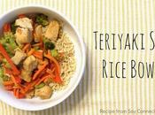 Quick Dinner Recipe Teriyaki Rice Bowl