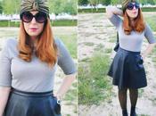 Gold Turbant, Pleather Skirt, Jeffrey Campbell Shoes (Outfit)