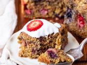 Vegan Berry Cornmeal Cake