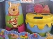 Review Tomy; Winnie Pooh Stack, Pour, Post Play