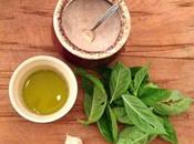 Easy Hand-chopped Basil Pesto Machine Required!}