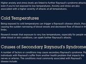 Raynaud’s Syndrome: Symptoms, Causes Treatment