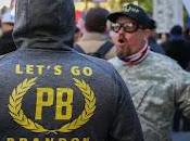 Right-wing Extremist Proud Boys Show Without Permit March Disrupt Event Designed Promote Small-business Shopping Long Island,