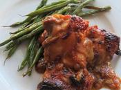 Peanut Sauced Chicken Thighs Green Beans (for Two)