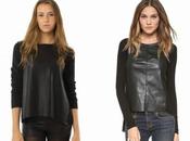 Lust Must: Leather Panel Shirt
