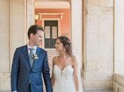 Modern Wedding Corfu Island with Colorful Blooms Lucia Ilias