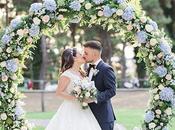 Fairytale Wedding Thessaloniki with Lush Roses Hydrangeas Olga Konstantinos
