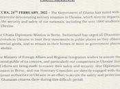 It’s Difficult Evacuate Ghanaians Ukraine Now, We’re Working Towards Their Safety Gov’t